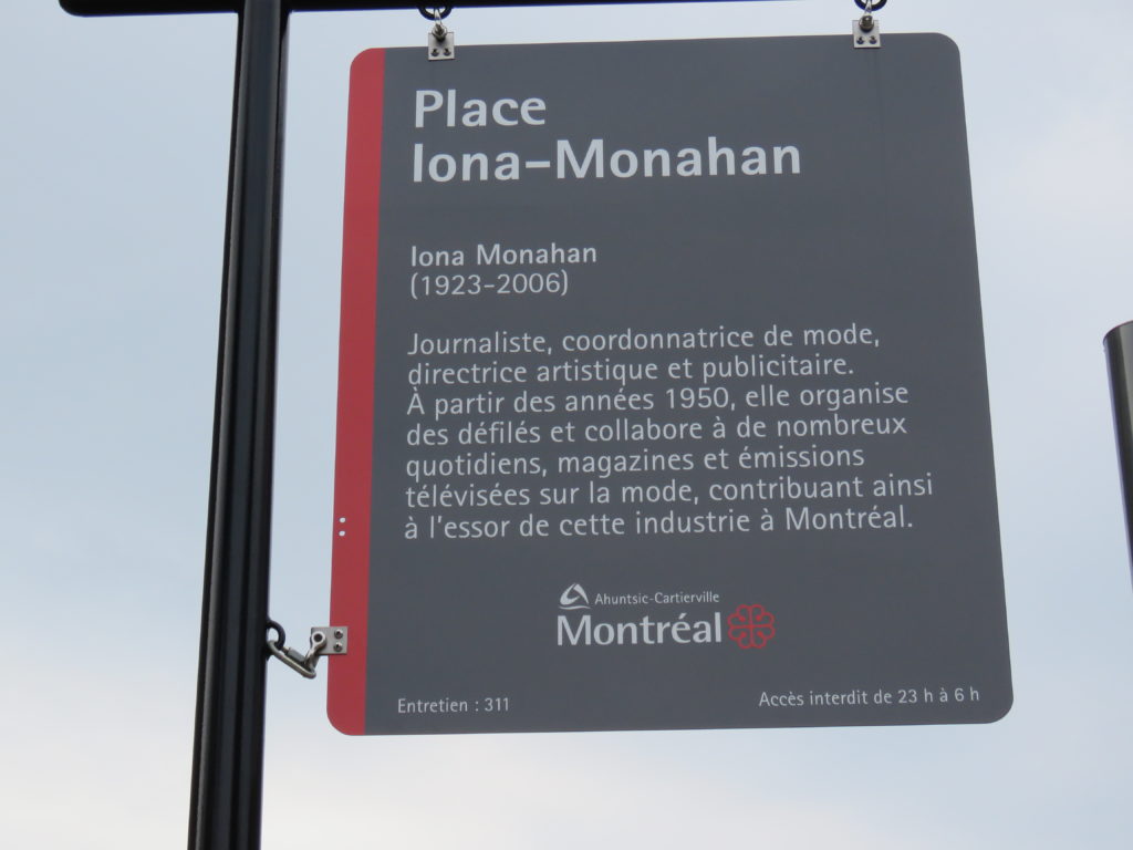 Place iona-monahan district de St-Sulpice d'Ahuntsic-Cartierville
