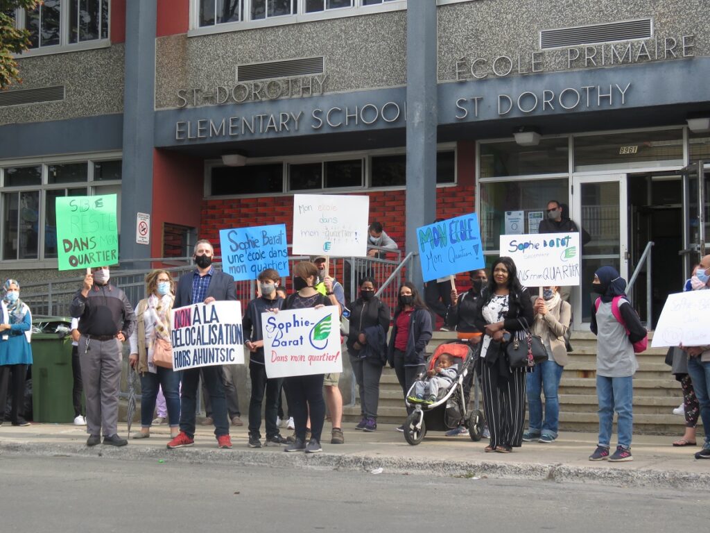 Manif à St Dorherty pour Sophie-Barat (5)