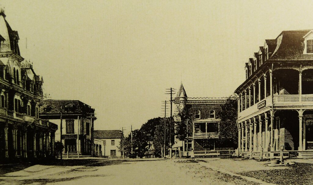 Montréal 1900. Rue Lajeunesse, (chemin du Grand Sault), et boul. Gouin.