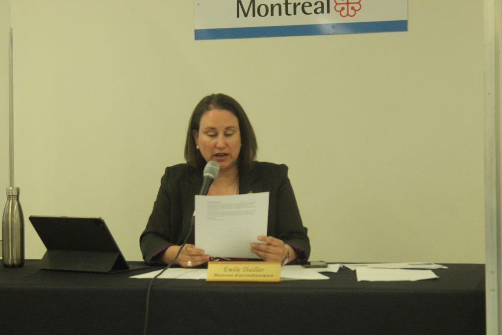 Émilie Thuillier conseil d'arrondissement