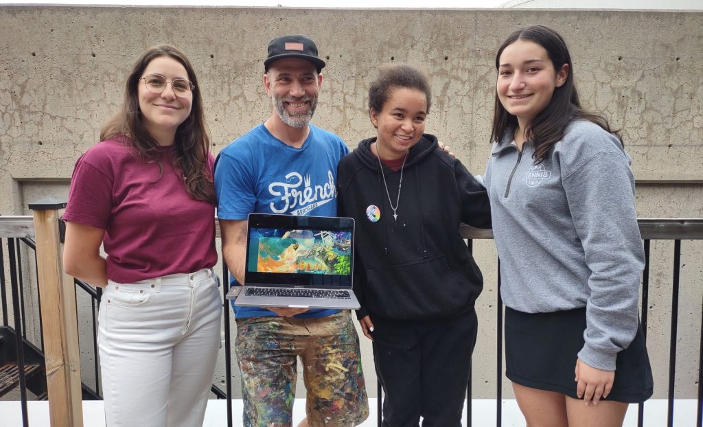 Ankh One projet de murale à Aire Ouverte