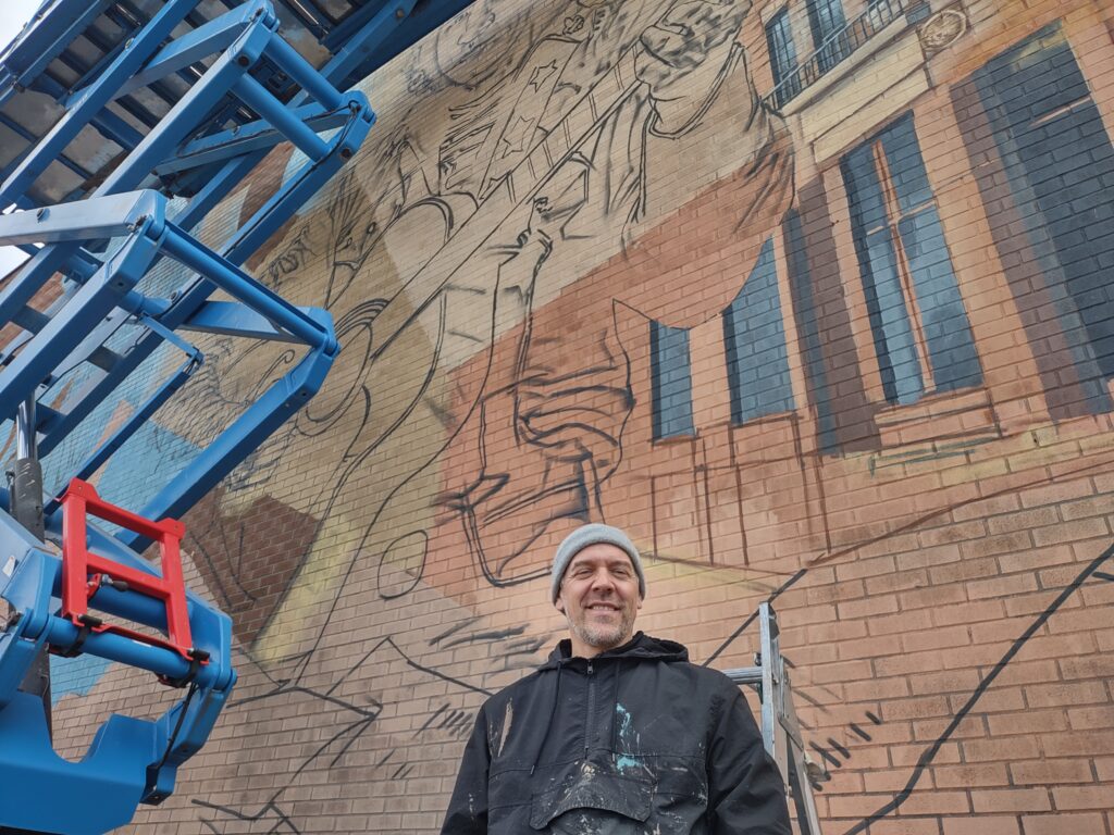 Fuze one murale Robert Charlebois